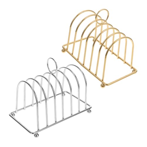TOYANDONA 2 Stück Toast Rack Multifunktionaler Brotständer mit Fächern und Loop Griff für Küche und Frühstückstisch und Leicht zu Reinigen TOYANDONA 2 Stück Toast Rack Multifunktionaler Brotständer mit Fächern und Loop Griff für Küche und Frühstückstisch und Leicht zu Reinigen von TOYANDONA