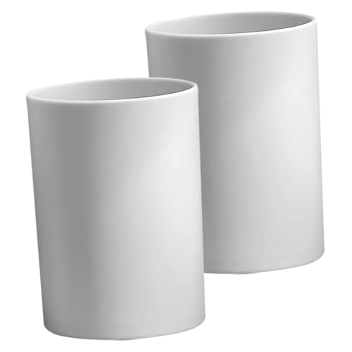 TOYANDONA 2 Stück Unzerbrechliche Zahnputzbecher aus Reusable PP Material Einfach Zu Reinigen Badezimmerbecher Sicherer Zahnbürstenbecher für Badezimmer Aufbewahrung Weiß TOYANDONA 2 Stück Unzerbrechliche Zahnputzbecher aus Reusable PP Material Einfach Zu Reinigen Badezimmerbecher Sicherer Zahnbürstenbecher für Badezimmer Aufbewahrung Weiß von TOYANDONA