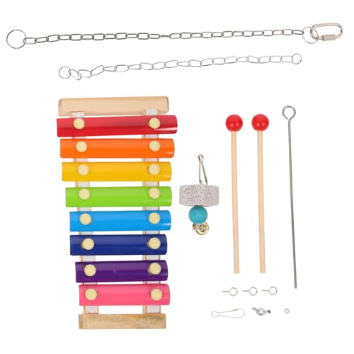 TOYANDONA 2 Stück Vogelspielzeug Teiliges mit Kreativem Obst Gemüsehalter und Xylophon Geeignet für Papageien Hühner Hamster Käfigmontage Stressabbauendes Futterspielzeug für Kleine TOYANDONA 2 Stück Vogelspielzeug Teiliges mit Kreativem Obst Gemüsehalter und Xylophon Geeignet für Papageien Hühner Hamster Käfigmontage Stressabbauendes Futterspielzeug für Kleine von TOYANDONA