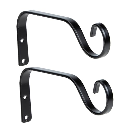TOYANDONA 2 Stück Wandhalterung Hängekörbe aus Robustem Eisen Gebogener Pflanzenhalter für Blumentöpfe Laternen und Garten Platzsparende Wandmontage Langlebige Aufhängevorrichtung TOYANDONA 2 Stück Wandhalterung Hängekörbe aus Robustem Eisen Gebogener Pflanzenhalter für Blumentöpfe Laternen und Garten Platzsparende Wandmontage Langlebige Aufhängevorrichtung von TOYANDONA