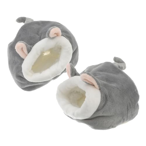 TOYANDONA 2 Stücke Kuscheliges Hamsterbett mit Plüschfutter Atmungsaktives Winternest für Kleine Haustiere Wie Hamster Igel und Mäuse Wärmendes Pflegeleichtes Versteck in Verspieltem Cartoon TOYANDONA 2 Stücke Kuscheliges Hamsterbett mit Plüschfutter Atmungsaktives Winternest für Kleine Haustiere Wie Hamster Igel und Mäuse Wärmendes Pflegeleichtes Versteck in Verspieltem Cartoon von TOYANDONA