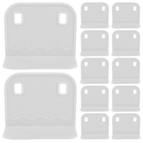 TOYANDONA 20 Stück Laufstall-Stabilisator-Fixierer – Laufstall-Stabilisator und -Stütze aus Kunststoff, rutschfest – Fixierer und Zaunhalter für Haustier- und Kleinkinderzäune, inklusive von TOYANDONA