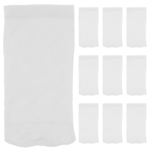 TOYANDONA 20 Stück Schwimmbad Filtersocken Netznetz Pool Filterkorb Ersatz Aufbewahrung Pool Skimmer Korbsocken Aquarium Filtersocken Poolsocken Pool Skimmer Socken Polyester Weiß von TOYANDONA