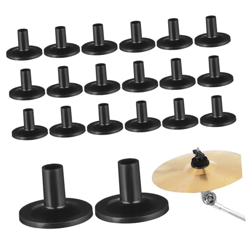 TOYANDONA 20 Stück Teiliges Beckenhülsen aus Robustem Kunststoff Kompakte Trommelbeckenhülsen als Zubehör für Cymbal Ständer Leicht und Langlebig für Schlagzeuger und Percussion Instrumente TOYANDONA 20 Stück Teiliges Beckenhülsen aus Robustem Kunststoff Kompakte Trommelbeckenhülsen als Zubehör für Cymbal Ständer Leicht und Langlebig für Schlagzeuger und Percussion Instrumente von TOYANDONA