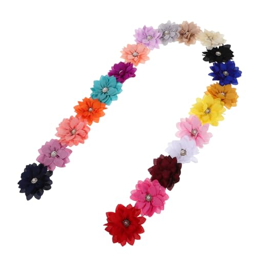 TOYANDONA 20 Stück Teiliges Bunte Hundehalsband Blumen aus Stoff mit Funkelnden Strasssteinen Stabile Befestigung Leichtes Langlebiges Design Vielseitig für Hunde und Katzen TOYANDONA 20 Stück Teiliges Bunte Hundehalsband Blumen aus Stoff mit Funkelnden Strasssteinen Stabile Befestigung Leichtes Langlebiges Design Vielseitig für Hunde und Katzen von TOYANDONA