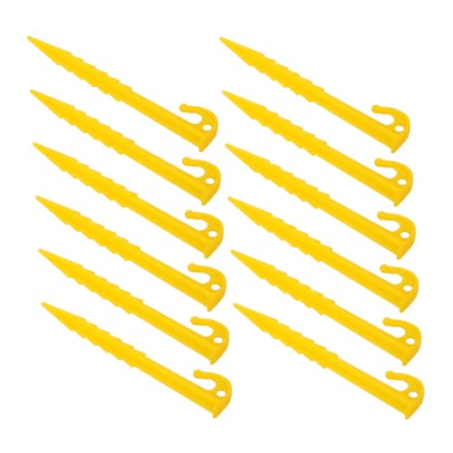 TOYANDONA 20 Stück Teiliges Kunststoff Zeltheringe Wiederverwendbare Robuste Zeltpflöcke für Camping Strand und Garten Multifunktionale Befestigung für Outdoor Zelt und Plane TOYANDONA 20 Stück Teiliges Kunststoff Zeltheringe Wiederverwendbare Robuste Zeltpflöcke für Camping Strand und Garten Multifunktionale Befestigung für Outdoor Zelt und Plane von TOYANDONA