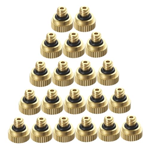 TOYANDONA 20 Stück Teiliges Messing Zerstäubungsdüsen Niederdruck Nebeldüsen mit Dichtung für Gewächshaus Bewässerung Kühlung und Luftbefeuchtung Außenbereich TOYANDONA 20 Stück Teiliges Messing Zerstäubungsdüsen Niederdruck Nebeldüsen mit Dichtung für Gewächshaus Bewässerung Kühlung und Luftbefeuchtung Außenbereich von TOYANDONA