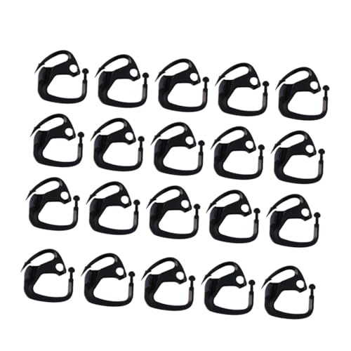 TOYANDONA 20 Stück Teiliges Outdoor Schattiernetz Clips aus Langlebigem Kunststoff Anti aging und Säurebeständig mit Beweglichem Verschluss für Einfache Befestigung für Gewächshaus und von TOYANDONA