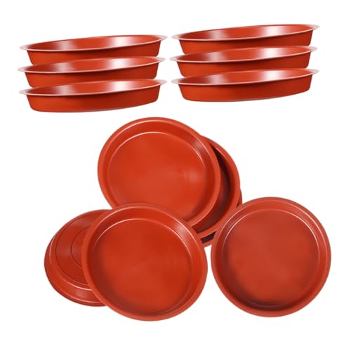 TOYANDONA 20 Stück Teiliges Runde Pflanztopf Untersetzer aus Robustem Kunststoff Langlebige Pflanzgefäß Abtropfschalen für Zimmerpflanzen und Garten Schützende Pflanzentopf Saucer für Innen von TOYANDONA