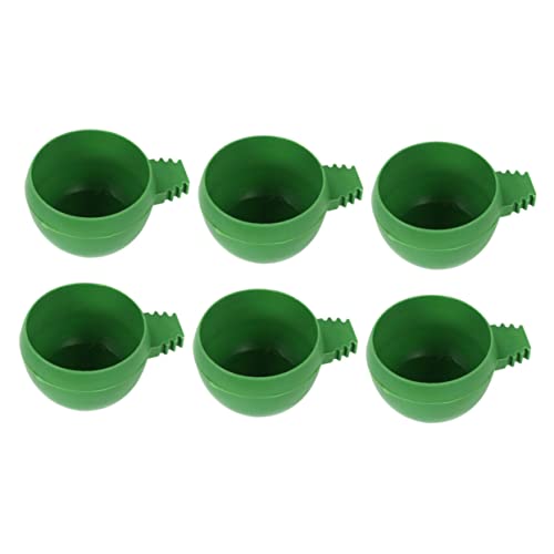 TOYANDONA 20 Stück Taubenfutterspender Wassernapf Rund Für Kleine Vögel Aus Sicherem Material Für Käfige Papageien Wellensittiche Nymphensittiche TOYANDONA 20 Stück Taubenfutterspender Wassernapf Rund Für Kleine Vögel Aus Sicherem Material Für Käfige Papageien Wellensittiche Nymphensittiche von TOYANDONA