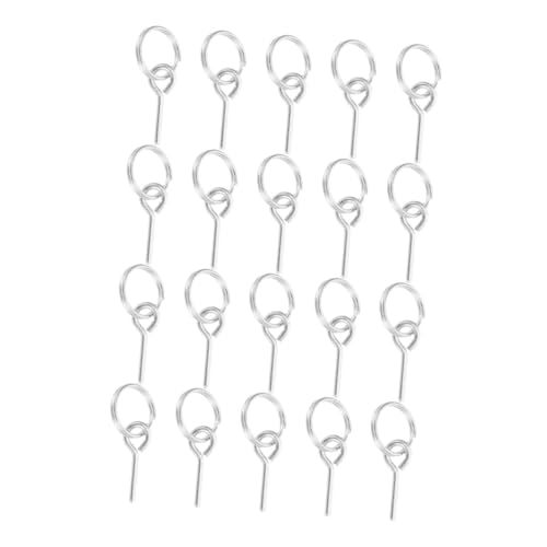 TOYANDONA 20 Stück Zeltverbindungsstifte Teiliges aus Verzinktem Leichtes Campingzubehör mit Nadelring Design Kompatibel mit Meisten Zelten Vielseitig und Robust für Outdoor Abenteuer von TOYANDONA