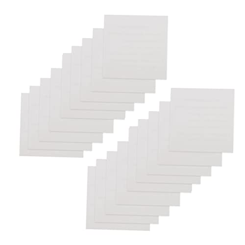 TOYANDONA 20 Stück wasserdichte Reparatur Schaden Wasserdichter Reparaturflicken Stöcke Abnehmbarer Klebstoff Streifen Aufkleber Pool Reparatur Patch Weiß TPU von TOYANDONA