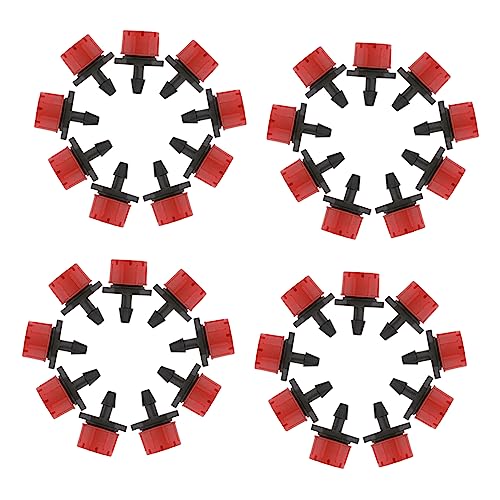 TOYANDONA 200 Stück Einstellbare Tropfkopf Bewässerungssystem für Garten und Bewässerungsdüsen für Töpfe und Blumenbeete Rot Schwarz TOYANDONA 200 Stück Einstellbare Tropfkopf Bewässerungssystem für Garten und Bewässerungsdüsen für Töpfe und Blumenbeete Rot Schwarz von TOYANDONA