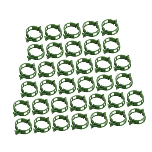 TOYANDONA 200 Stück Pflanzenclips für Kletterpflanzen Grüne Tomatenhalter aus Robustem PP Wiederverwendbare Rankhilfe für Gemüse und Obstpflanzen im Gewächshaus Leicht und von TOYANDONA