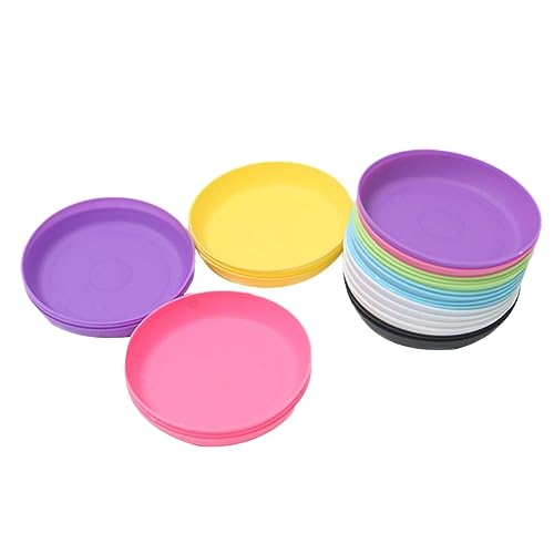 TOYANDONA 20Stücke Kunststoff Pflanzentopf Untersetzer Rund wasserdichte Blumentopf Trays für Garten und Balkon Farblich Sortiert Øcm zur Feuchtigkeitsspeicherung TOYANDONA 20Stücke Kunststoff Pflanzentopf Untersetzer Rund wasserdichte Blumentopf Trays für Garten und Balkon Farblich Sortiert Øcm zur Feuchtigkeitsspeicherung von TOYANDONA