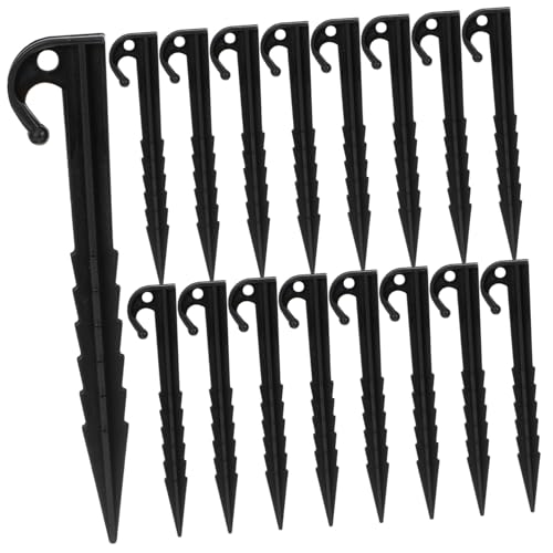 TOYANDONA 25 Stück Teiliges Zeltheringe Robuste Wiederverwendbare Camping Heringe mit Hakendesign Leicht und Strapazierfähig Geeignet für Zelte Garten Strand und Outdoor Aktivitäten TOYANDONA 25 Stück Teiliges Zeltheringe Robuste Wiederverwendbare Camping Heringe mit Hakendesign Leicht und Strapazierfähig Geeignet für Zelte Garten Strand und Outdoor Aktivitäten von TOYANDONA