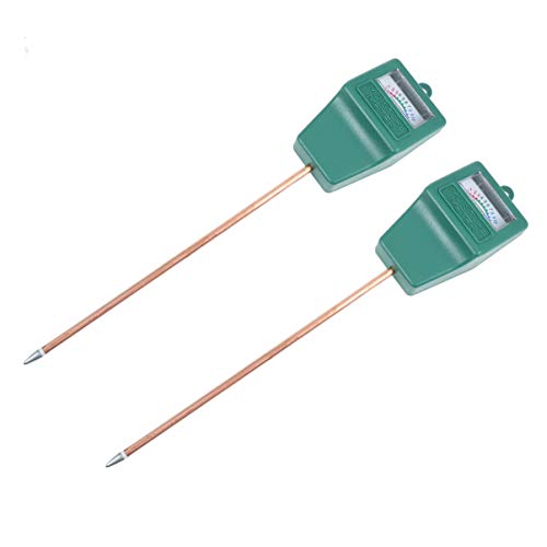 TOYANDONA 2Stücke Bodenfeuchtigkeitssensor Hygrometer für Garten und Innenbereich Leicht zu Bedienen für Pflanzenpflege Dunkelgrün ohne Batterien Langlebig von TOYANDONA