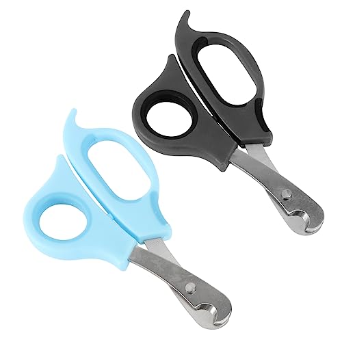 TOYANDONA 2Stücke Ergonomische Katzen Nagelschneider aus Praktische Haustierpflege Schere für Hunde und Katzen Leicht zu Bedienen Langlebig und Sicher von TOYANDONA