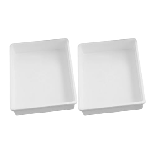 TOYANDONA 2 Stück Pflanzer Untertassen Kunststoff Rechteckige Blumentopf Untersetzer für Pflanzen Wasserauffangschale und Drainageschale für und Außenbereich TOYANDONA 2 Stück Pflanzer Untertassen Kunststoff Rechteckige Blumentopf Untersetzer für Pflanzen Wasserauffangschale und Drainageschale für und Außenbereich von TOYANDONA