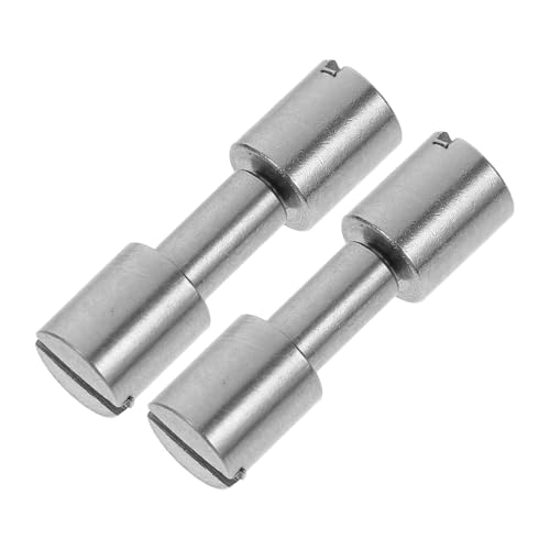 TOYANDONA 2pcs Messergriff Griff Kit Stailenss Stahlnieten Messer Hardware Schrauben Messer Griff Verriegelung Stifte Messergriff Vorräte Für Messergriff Konstruktion von TOYANDONA