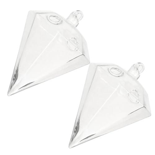 TOYANDONA 2stücke Hängende Pflanzen Container Transparente Glasvase Für Hydroponik Dekorative Blumentöpfe Zur Wandmontage Elegante Pflanzenanzeigen Für Zuhause Und Garten von TOYANDONA