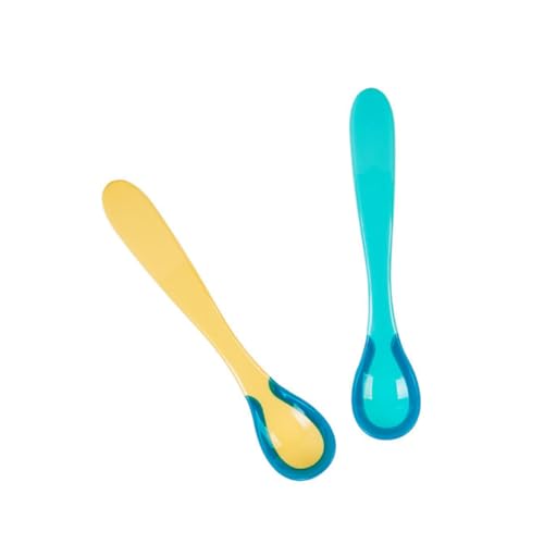 TOYANDONA 2stücke Löffel Mit Temperatur-sensor Farbwechselndes Design Für Sichere Ernährung Hitzeempfindliche Fütterung Für Neugeborene Und Kleinkinder Gemischte Farben von TOYANDONA