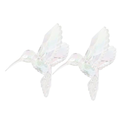 TOYANDONA 2stücke Transparente Schillernde Acryl-Hummingbird-Dekoration Hängende Vogelornamente Für Fenster Wände Und Partys -Office Und Frühlingsdekoration TOYANDONA 2stücke Transparente Schillernde Acryl-Hummingbird-Dekoration Hängende Vogelornamente Für Fenster Wände Und Partys -Office Und Frühlingsdekoration von TOYANDONA