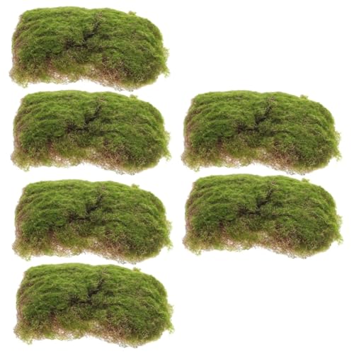 TOYANDONA 3 Sätze Künstliche Moosmatte Dekorative Kunstgrasblätter Für DIY Bastelprojekte Simuliertes Rasenmaterial Für Und Außendekoration Flexibel Formgebung 2 Stück * 3 von TOYANDONA