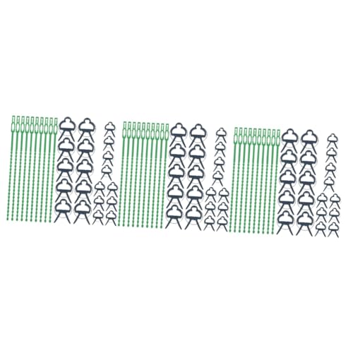 TOYANDONA 3 Sätze Teiliges Gartenclip Set Für Pflanzenfixierung Clips Für Orchideen Großen Und Kleinen Clips Sowie Kabelbindern Für Unterstützung Und Wachstum 90 Stück * 3 TOYANDONA 3 Sätze Teiliges Gartenclip Set Für Pflanzenfixierung Clips Für Orchideen Großen Und Kleinen Clips Sowie Kabelbindern Für Unterstützung Und Wachstum 90 Stück * 3 von TOYANDONA