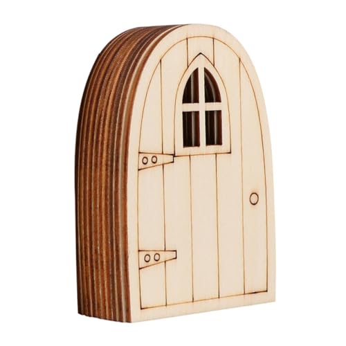 TOYANDONA 3 Sätze Teiliges Holzfeen Türen Dekoration Für Gartenprojekte Langlebig Und Vielseitig Einsetzbar Für Garten Und Bastelarbeiten 10 Stück * 3 von TOYANDONA
