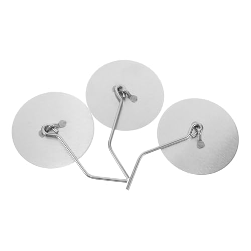 TOYANDONA 3 Stück Edelstahl Feuerlöschhaube Teiliges Kompakt und Tragbar Schnelle Flammenlöschung Moderner Stil Sicherer Snuffer Deckel für Indoor und Outdoor Feuerstellen von TOYANDONA