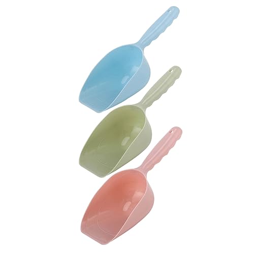 TOYANDONA 3 Stück Fütterungsschaufel Leichte Schaufel Löffel für Hundefutter Schaufel für Tierfutter Schaufeln für Haustierfutter für den Haushalt Katzenfutterlöffel pp Zufällige Farbe von TOYANDONA