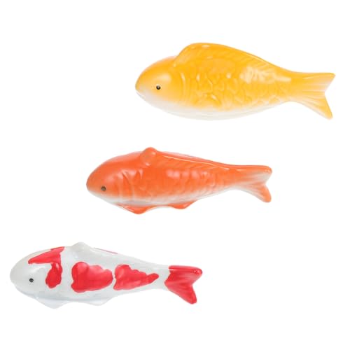 TOYANDONA 3 Stück Keramik Schwimmfische Koi-Design Handbemalt Wetterfest Lebendige Gartendekoration für Aquarium und Teich Lebendige Schwimmfiguren für Innen Außenbereich TOYANDONA 3 Stück Keramik Schwimmfische Koi-Design Handbemalt Wetterfest Lebendige Gartendekoration für Aquarium und Teich Lebendige Schwimmfiguren für Innen Außenbereich von TOYANDONA