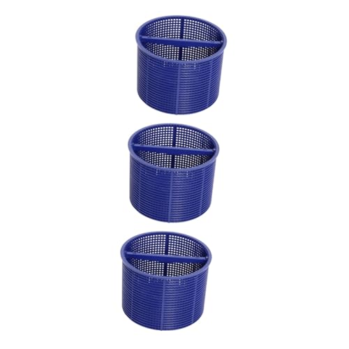 TOYANDONA 3 Stück Pool-Skimming-Korb Skimmerkörbe für Schwimmbecken Pools Poolfilterkorb-Skimmer Sieb poolreinigungsgeräte poolreinigungszubehör Poolversorgung Schwimmbadzubehör Plastik Blue von TOYANDONA
