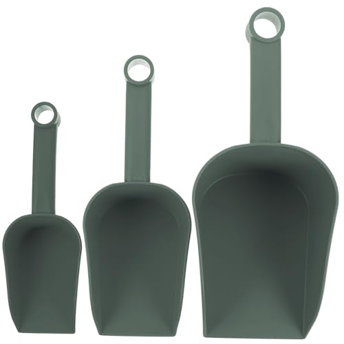 TOYANDONA 3 Stück Teiliges Garten Schaufel aus Robustem Kunststoff Leicht und Vielseitig für Aussaat Umpflanzen Unkrautentfernung und Bodenbearbeitung im Garten für Kleine Töpfe und Beete von TOYANDONA