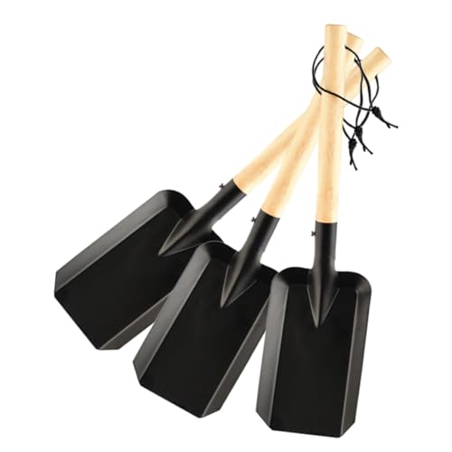 TOYANDONA 3 Stück Teiliges Gartenschaufel mit Ergonomischem Eichenholzgriff Kleine Robuste Eisenschaufeln für Gartenarbeit Leichte Bodenschaufeln zum Lockern und Umgraben für Pflanzung und TOYANDONA 3 Stück Teiliges Gartenschaufel mit Ergonomischem Eichenholzgriff Kleine Robuste Eisenschaufeln für Gartenarbeit Leichte Bodenschaufeln zum Lockern und Umgraben für Pflanzung und von TOYANDONA