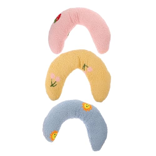 TOYANDONA 3 Stück Teiliges Hundeschlafkissen aus Weichem U förmiges Nackenstützkissen für Tiefe Entspannung und Angstlinderung Geeignet für Kleine Hunde und Katzen in Rosa Gelb Blau TOYANDONA 3 Stück Teiliges Hundeschlafkissen aus Weichem U förmiges Nackenstützkissen für Tiefe Entspannung und Angstlinderung Geeignet für Kleine Hunde und Katzen in Rosa Gelb Blau von TOYANDONA