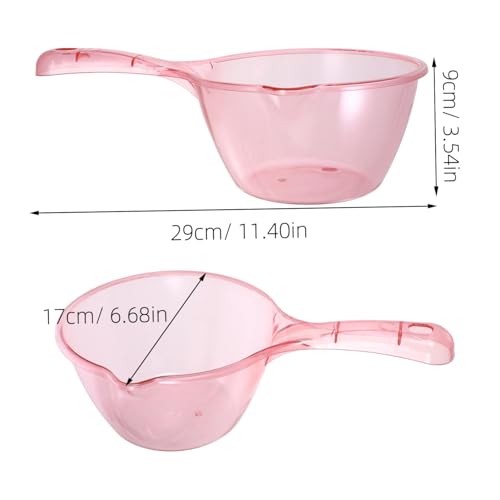 TOYANDONA 3 Stück Teiliges Küchen wasserschöpflöffel aus Dickem Transparentem Vielseitig für Haushalt Garten Bad und Camping Robuste Schöpfkelle für Wasser und Flüssigkeiten Farbig Sortiert von TOYANDONA