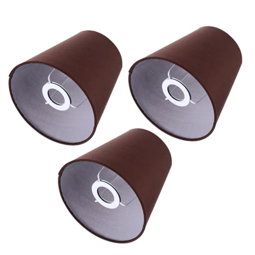 TOYANDONA 3 Stück Teiliges Stoff Lampenschirme aus Dekorative Lampenabdeckung für Decken Tischleuchten Diffuse Beleuchtung Einfache Montage Geeignet für Schlafzimmer und Wohnzimmer von TOYANDONA