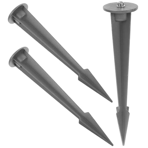 TOYANDONA 3 Stück Verstärkte Legierung Erdspitzen für Gartenlampen Ersatz Stäbe für Solarleuchten und Langlebig für Außenbeleuchtung von TOYANDONA