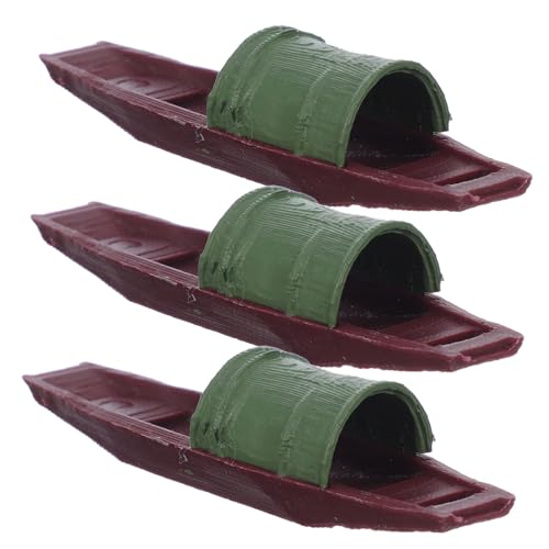 TOYANDONA 3 Stück Vintage Angelboot Miniatur Dekoratives Schwimmendes Modell mit Detaillierter Verarbeitung Aquarium Boot-Dekoration für Garten Bonsai und Schreibtisch Kunstobjekt TOYANDONA 3 Stück Vintage Angelboot Miniatur Dekoratives Schwimmendes Modell mit Detaillierter Verarbeitung Aquarium Boot-Dekoration für Garten Bonsai und Schreibtisch Kunstobjekt von TOYANDONA