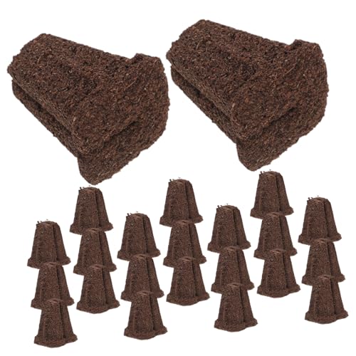TOYANDONA 30 Stück Hydroponische Anzuchtwürfel Pflanzstarter Plug für Gemüse Obst Blumen Indoor Outdoor Atmungsaktives Substrat mit Wasserspeicherfunktion Sicher für Hydroponik und von TOYANDONA