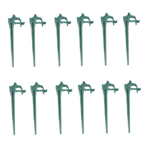 TOYANDONA 30 Stück Teiliges Kunststoff Erdspieße für Weihnachtsbeleuchtung Wetterfeste Garten und Rasenlampen Halterungen Einfache Grün Langlebig und für Außenbereich von TOYANDONA