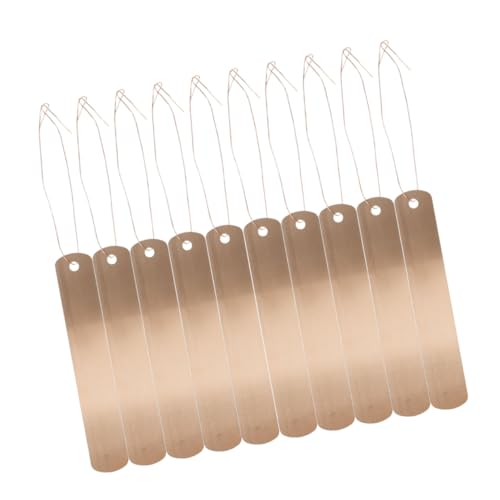 TOYANDONA 30 Stück Teiliges Pflanzenschilder aus Robustem Kupfer Metall Wetterfeste und Wiederverwendbare Gartenetiketten für Pflanzen Bäume Blumen für Außenbereiche und Gewächshäuser TOYANDONA 30 Stück Teiliges Pflanzenschilder aus Robustem Kupfer Metall Wetterfeste und Wiederverwendbare Gartenetiketten für Pflanzen Bäume Blumen für Außenbereiche und Gewächshäuser von TOYANDONA