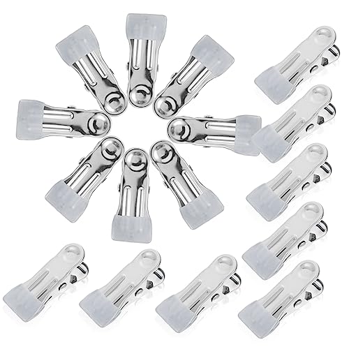 TOYANDONA 30 Stück Winddichter Befestigungs Clip Pools Clips Für Schwimmbad Poolabdeckung Mit Festem Clip Multifunktions-metallclip Klemmen Schwere Ausführung PVC Grey von TOYANDONA
