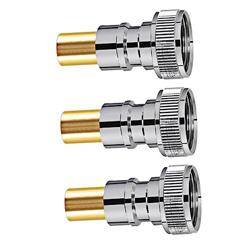 TOYANDONA 3Stücke Teiliges Waschmaschinen Adapter Gewindeadapter mit Automatischer Wasserabschaltung Passend für Verschiedene Wasserhähne und Eckventile TOYANDONA 3Stücke Teiliges Waschmaschinen Adapter Gewindeadapter mit Automatischer Wasserabschaltung Passend für Verschiedene Wasserhähne und Eckventile von TOYANDONA