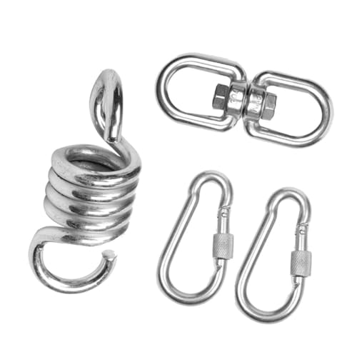 TOYANDONA 4 STÜCKE Hängesessel Zubehörset Teiliges Set für Hängematten Schaukeln und Sandsäcke mit Drehbarem Haken und Langlebig und Praktisch für und Außenbereich TOYANDONA 4 STÜCKE Hängesessel Zubehörset Teiliges Set für Hängematten Schaukeln und Sandsäcke mit Drehbarem Haken und Langlebig und Praktisch für und Außenbereich von TOYANDONA