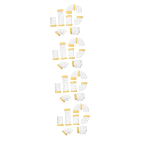 TOYANDONA 4 Sätze Hamster Tunnel Set Teilig DIY Labyrinth Ratschenkäfig Erweiterung Außenrohre für Zwerghamster Mäuse und Kleintiere Einfach zu Montieren und Vielseitig Verwendbar TOYANDONA 4 Sätze Hamster Tunnel Set Teilig DIY Labyrinth Ratschenkäfig Erweiterung Außenrohre für Zwerghamster Mäuse und Kleintiere Einfach zu Montieren und Vielseitig Verwendbar von TOYANDONA