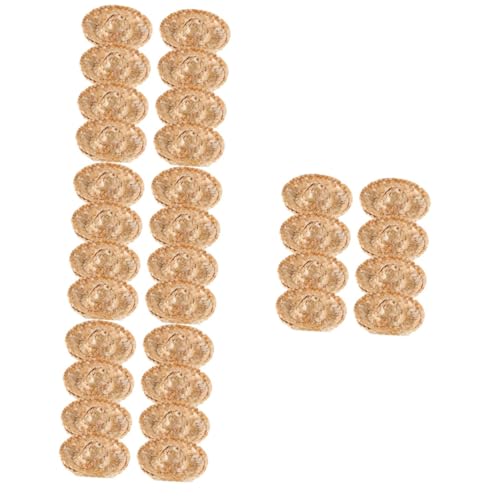 TOYANDONA 4 Sätze Teiliges Mini Strohhüte Für DIY Bastelprojekte Handgefertigte Puppenaccessoires Hohe Dekohüte Für Foto Props Und Miniaturhäuser 8 Stück * 4 TOYANDONA 4 Sätze Teiliges Mini Strohhüte Für DIY Bastelprojekte Handgefertigte Puppenaccessoires Hohe Dekohüte Für Foto Props Und Miniaturhäuser 8 Stück * 4 von TOYANDONA