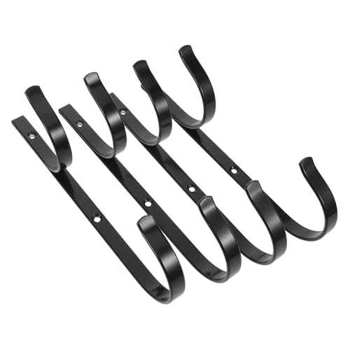 TOYANDONA 4 Stück Aluminium Poolstangen-haken Korrosionsbeständig Platzsparend für Teleskopstangen Kescher Bürsten Skimmer Praktischer Halter für Schwimmbadzubehör und Reinigungstools von TOYANDONA
